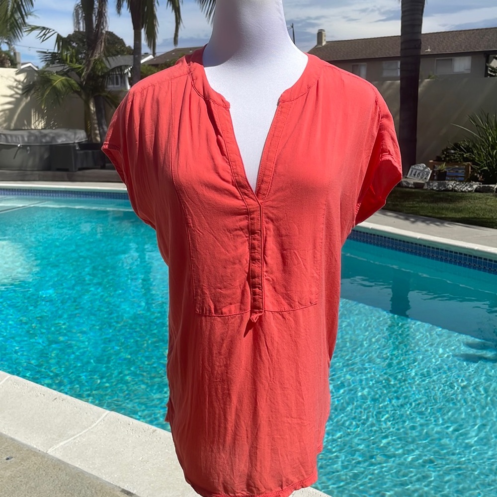 Coral Vince Camutp Oversized tunic top | Size XS